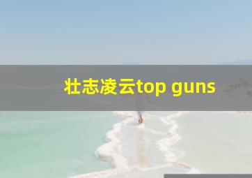 壮志凌云top guns